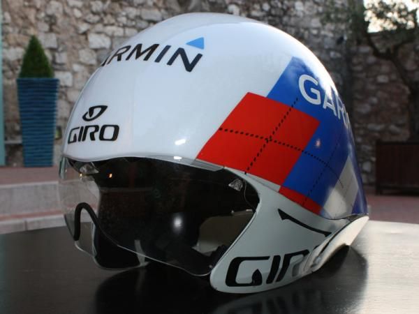 The visor smoothes airflow even further and it's apparently available in several tints. Of course, it can also be removed in case the rider - or sponsor - prefers standard sunglasses instead.