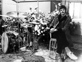 Ringo having a well-earned break during rehearsals.