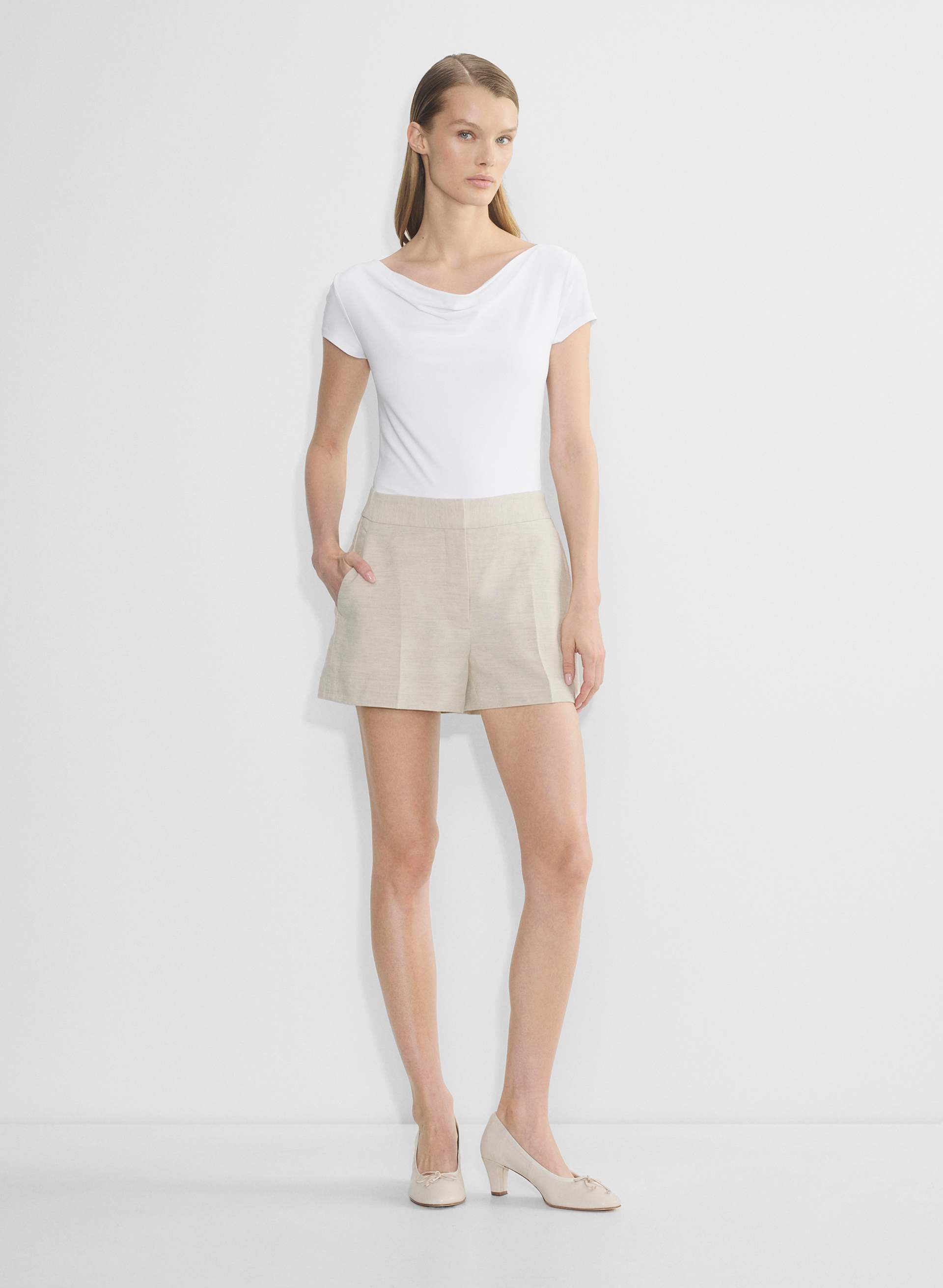The Effortless Pant™, The Effortless Short™ Linen Mini