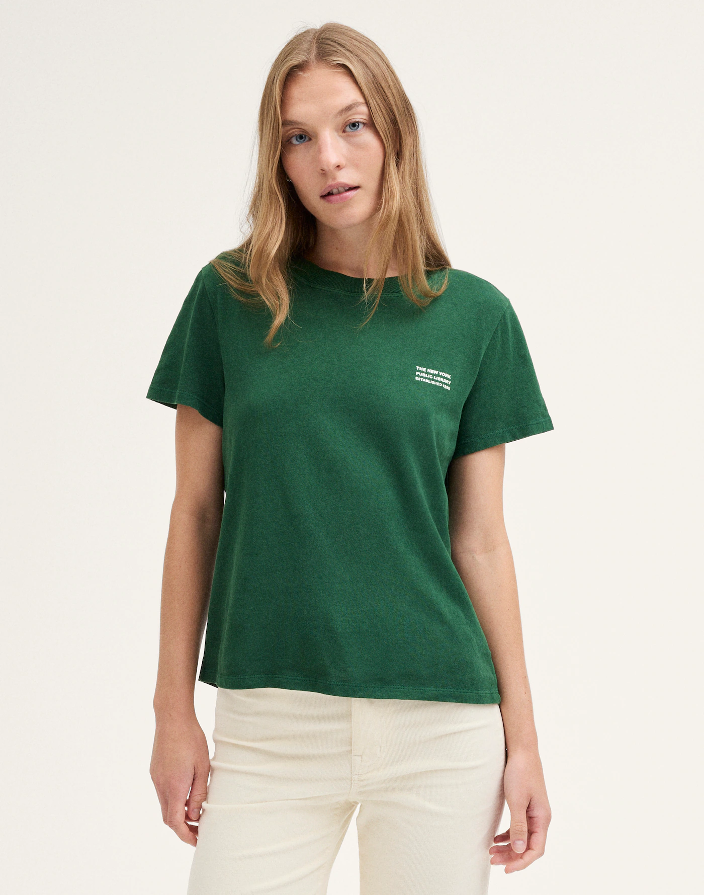 Madewell X Nypl Relaxed Tee in Vintage Jersey