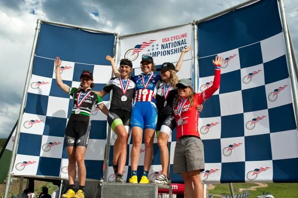 2010 US Women's XC National Championship podium.