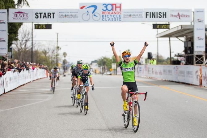 Leah Kirchmann (Team Optum p/b Kelly Benefit Strategies) with the win