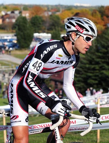Jesse Anthony (Jamis) rode with the leaders for several laps.