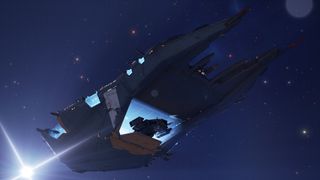 Homeworld 3 Hiigaran Carrier deploying new ship