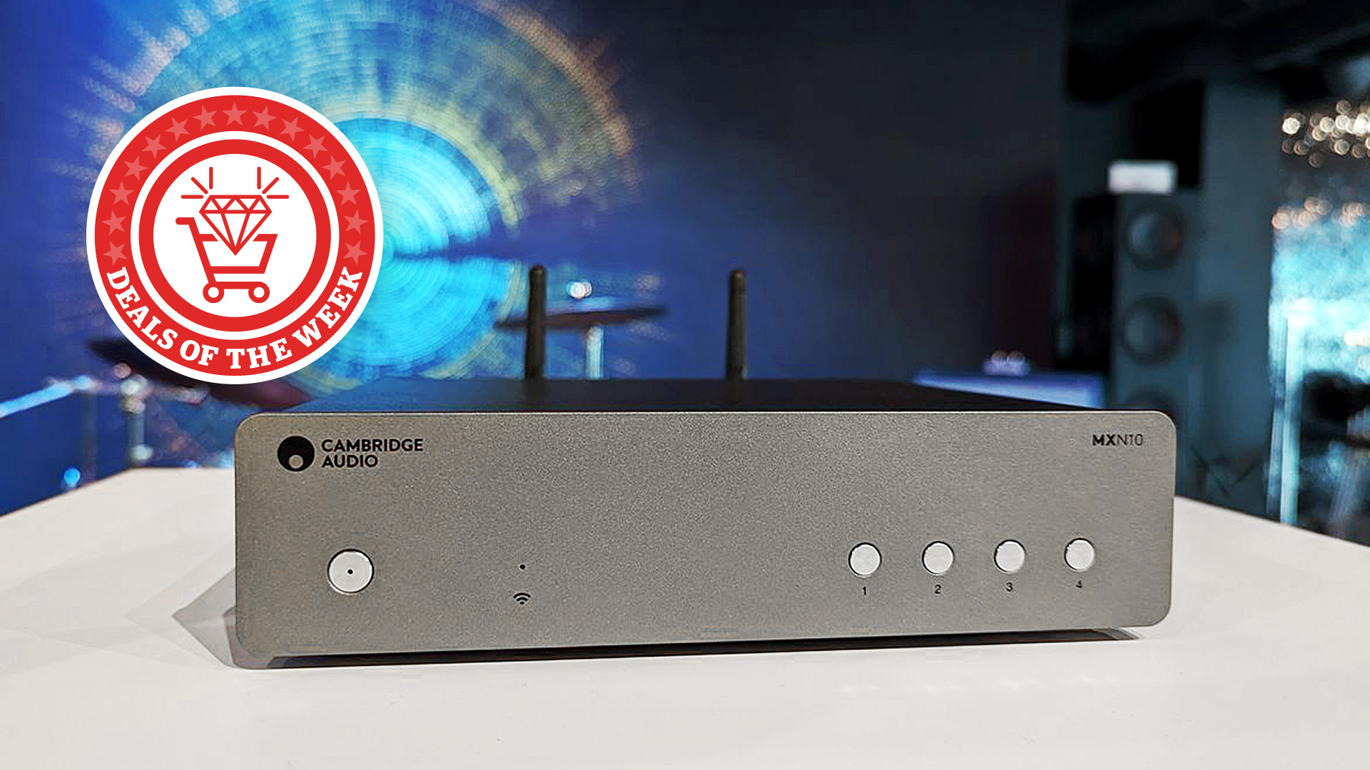 Cambridge Audio MXN10 with the Deals of the Week badge attached
