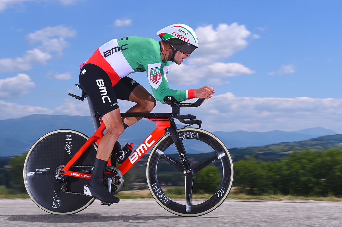 Manuel Quinziato on stage 10 of the Giro d'Italia