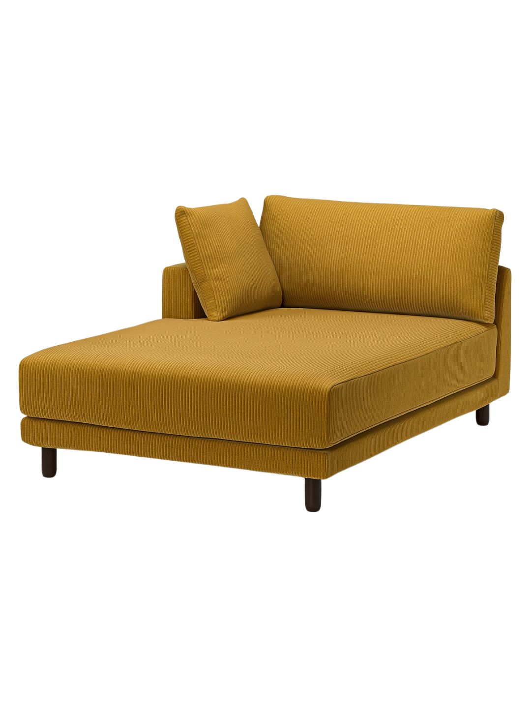 IKEA, UPP&amp;Aring;KRA Chaise Longue Module - With Armrest Left/samsala Yellow-Brown
