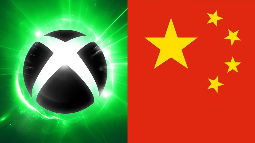Xbox logo and Chinese flag