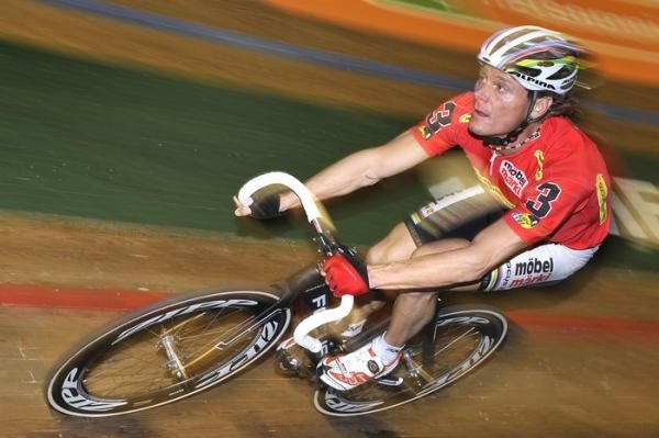 Bruno Risi during his final appearance at the Six Days of Gent