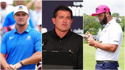 Bryson DeChambeau, Scott O'Neil and Jon Rahm ponder LIV Golf's future