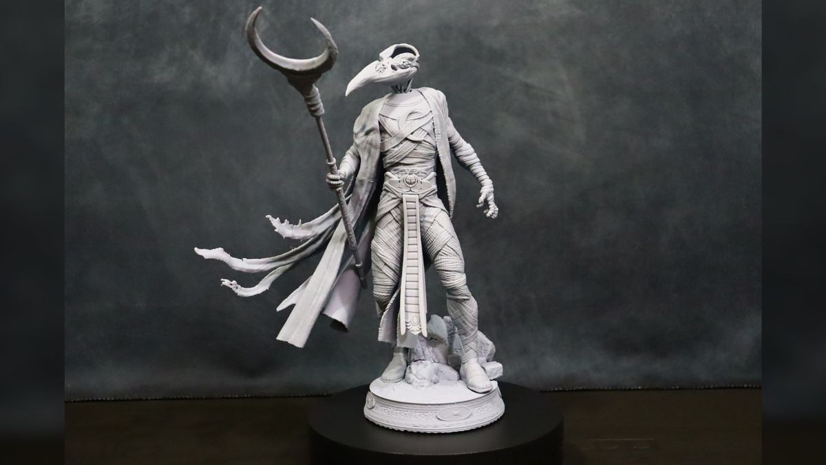 Anycubic Photon D2_3D print of Khonshu from Moon Knight