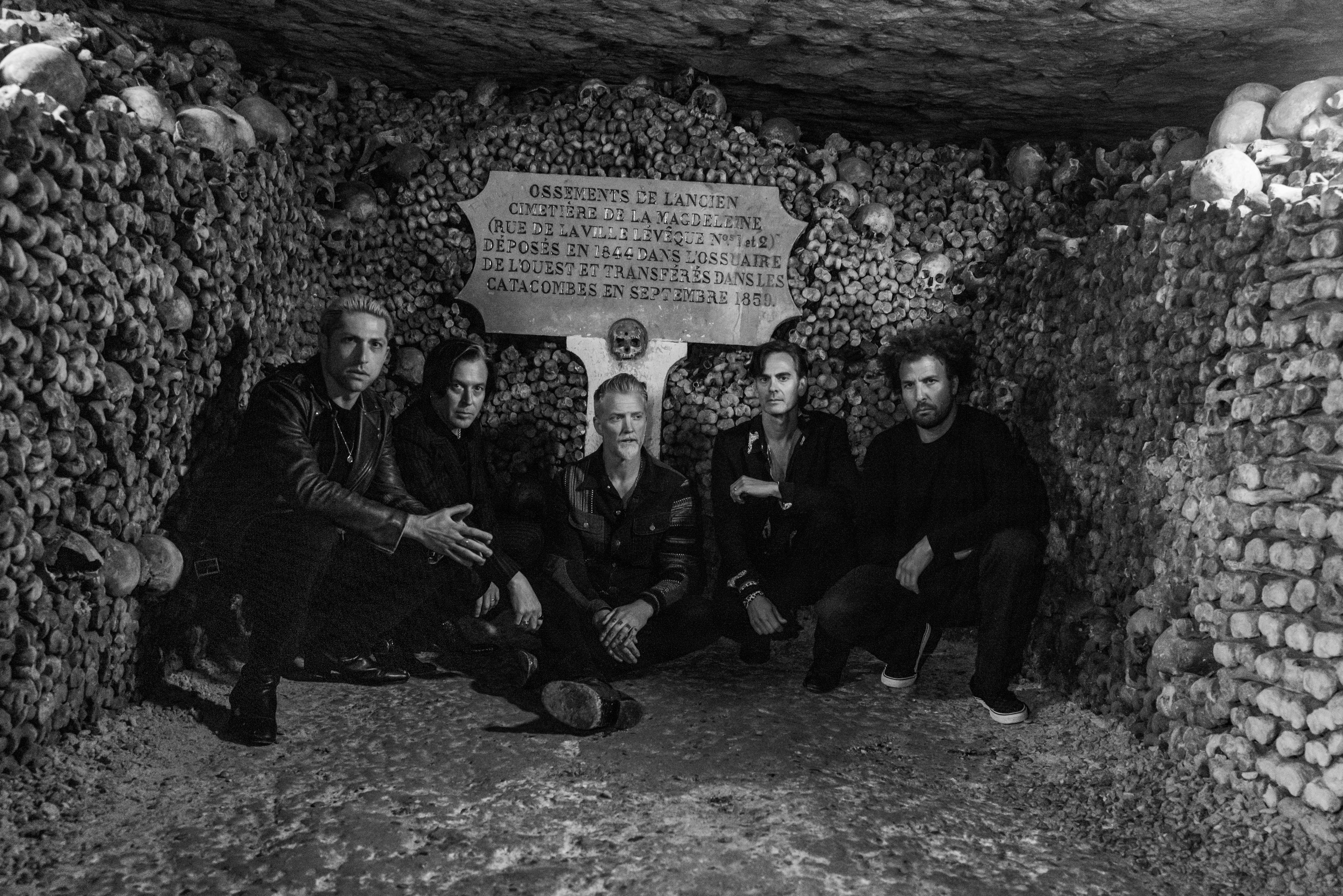 Josh Homme Queens of the Stone Age Paris Catacombs