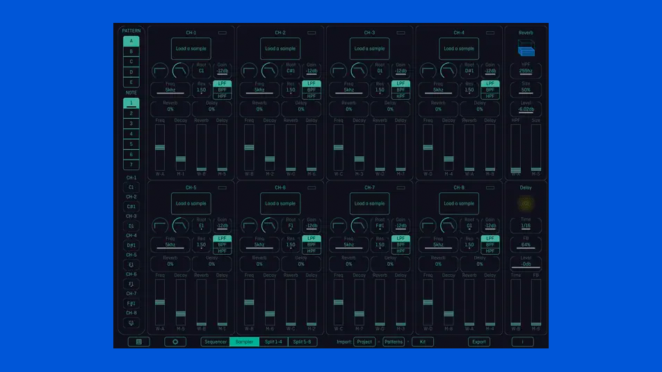 MIDI sequencing plugin Strokes revamped with sampler and effects