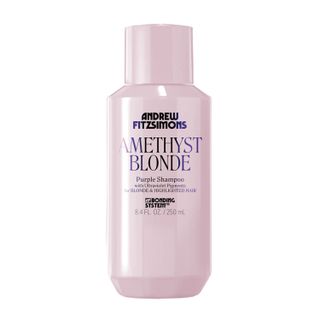 Product shot of Andrew Fitzsimons AMETHYST BLONDE Purple Brass Toning Shampoo, Best Purple Shampoo