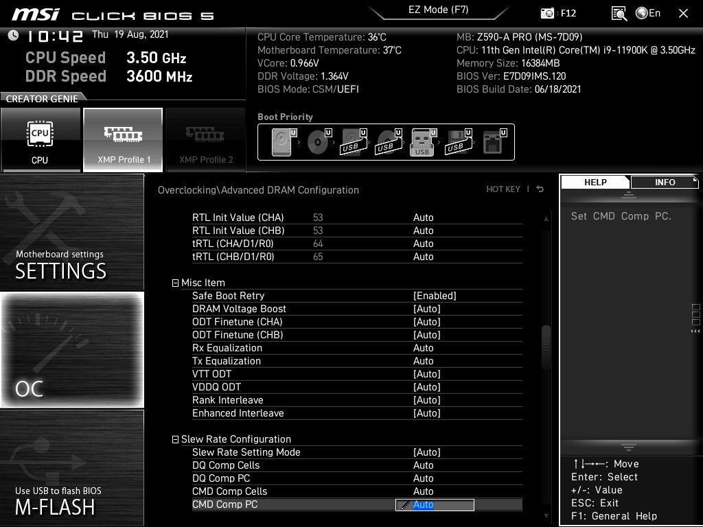 MSI MAG Z590-A Pro