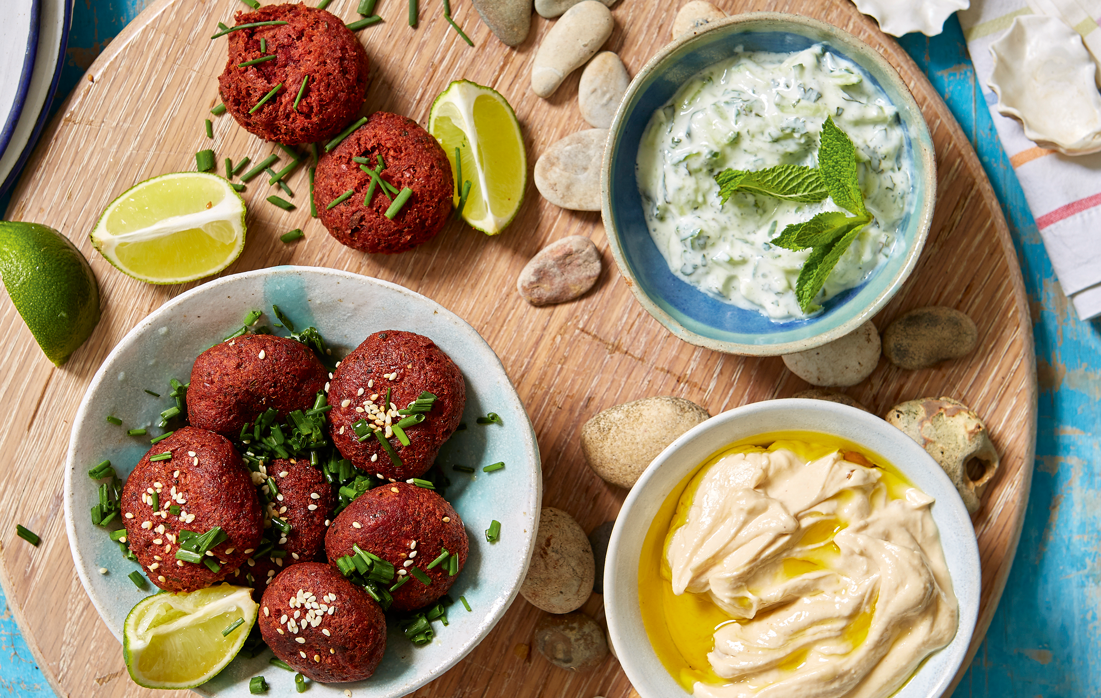 Beetroot falafel recipe