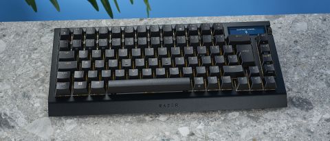 Photograph of the Razer BlackWidow V4 Pro 75% keyboard