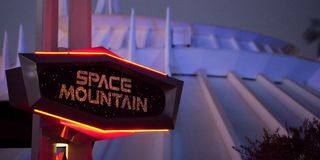 Space Mountain sign