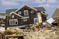 New Jersey shore, devastation after Sandy storm