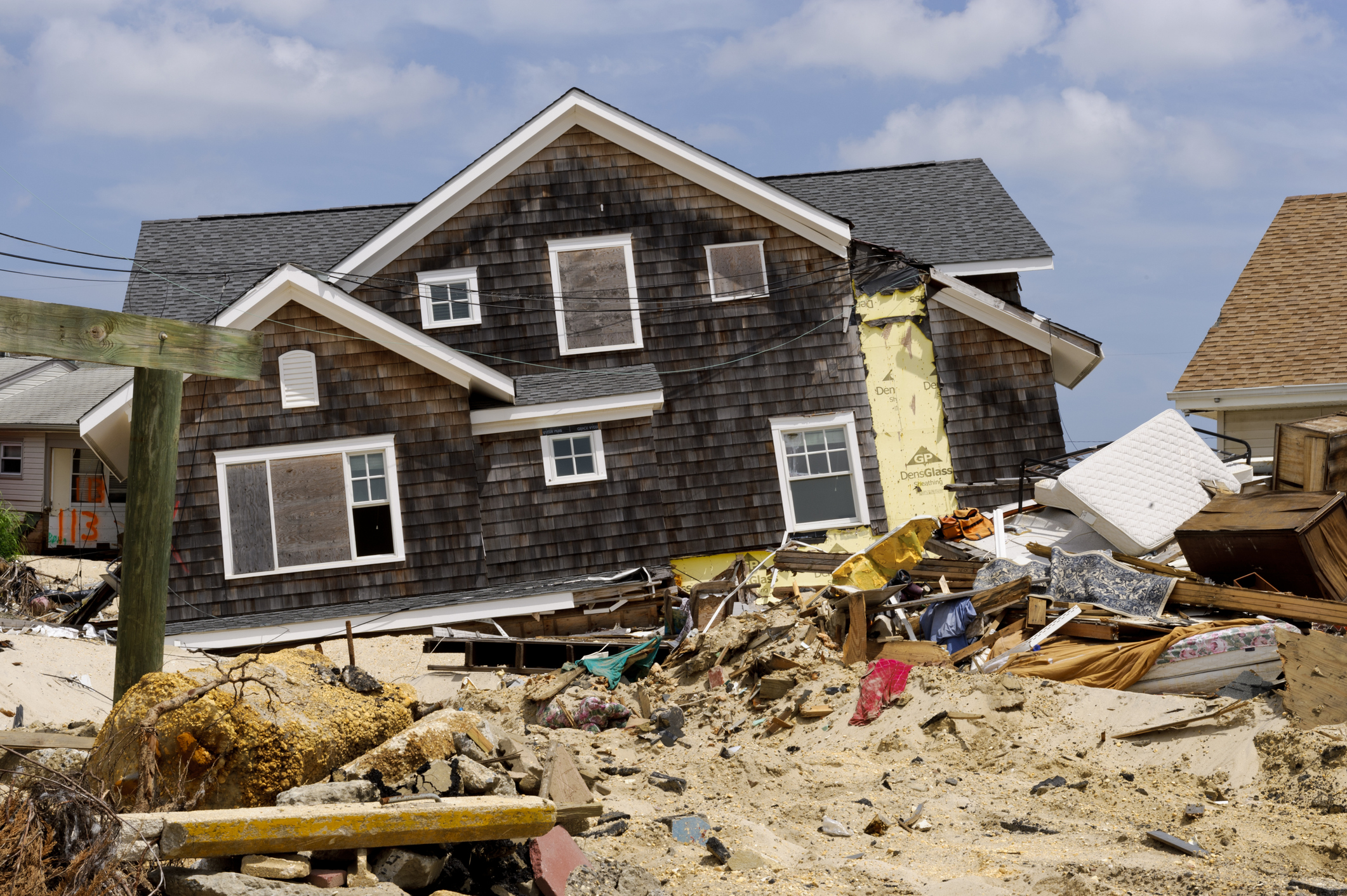 New Jersey shore, devastation after Sandy storm