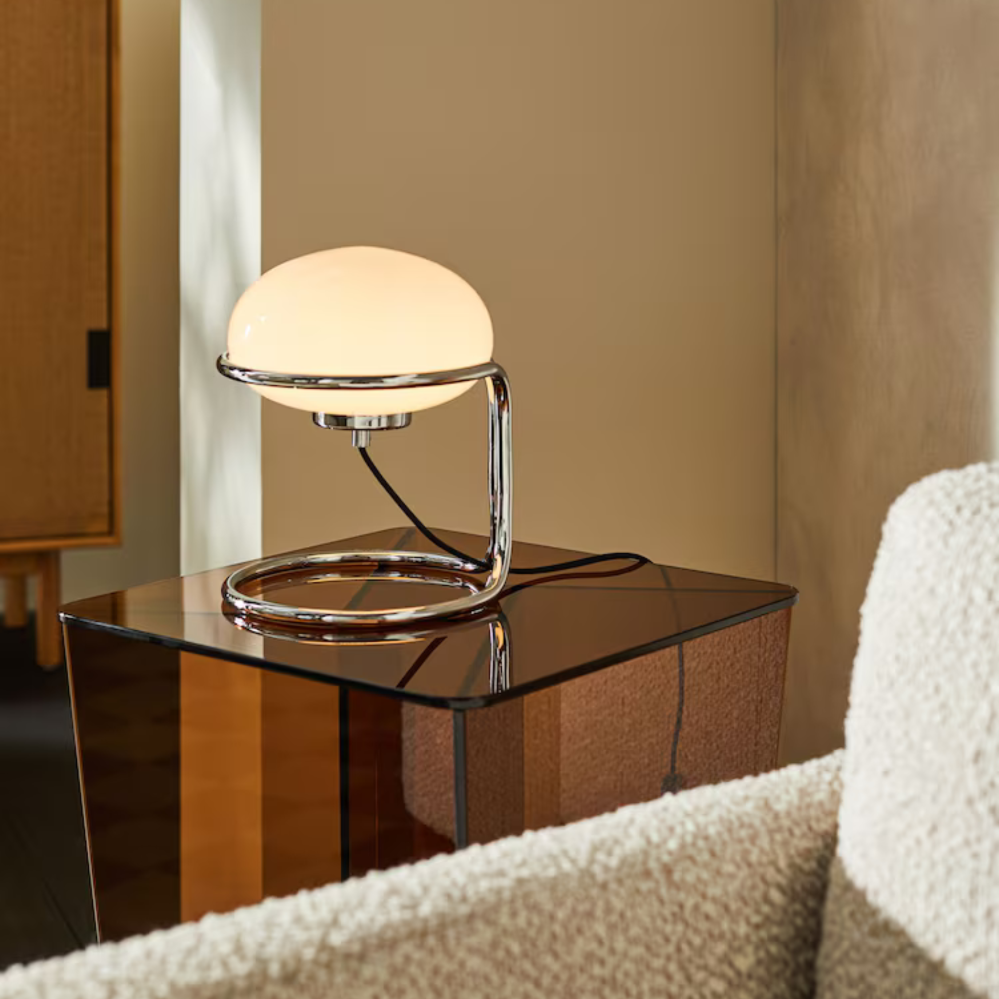 Piper Table Lamp in Chrome