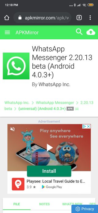 How to get WhatsApp Dark Mode