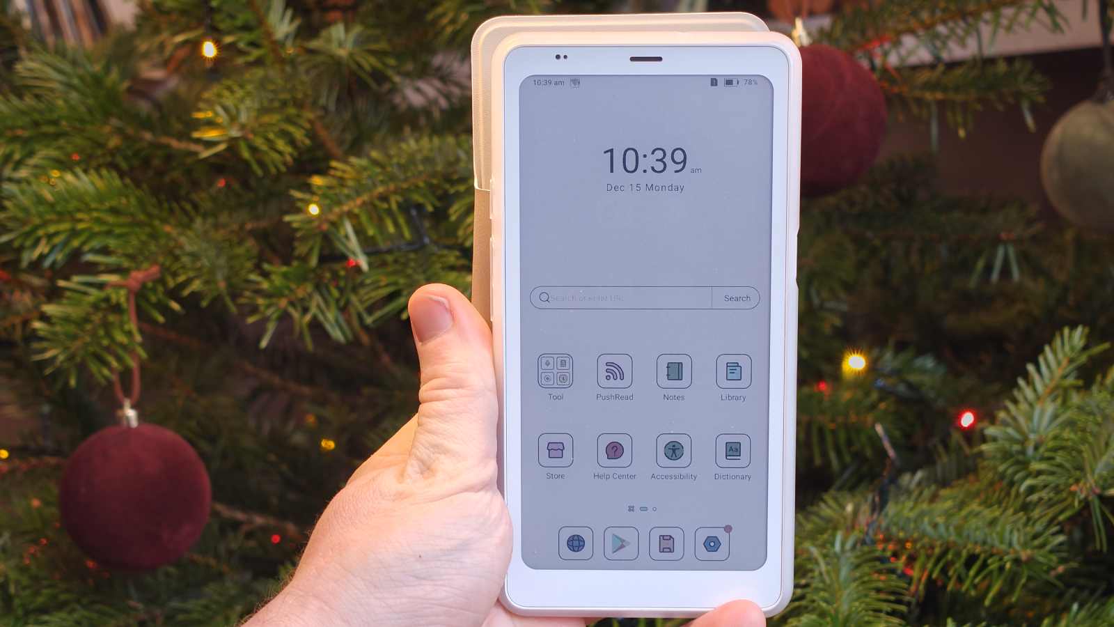 The Boox Palma 2 Pro's main menu.