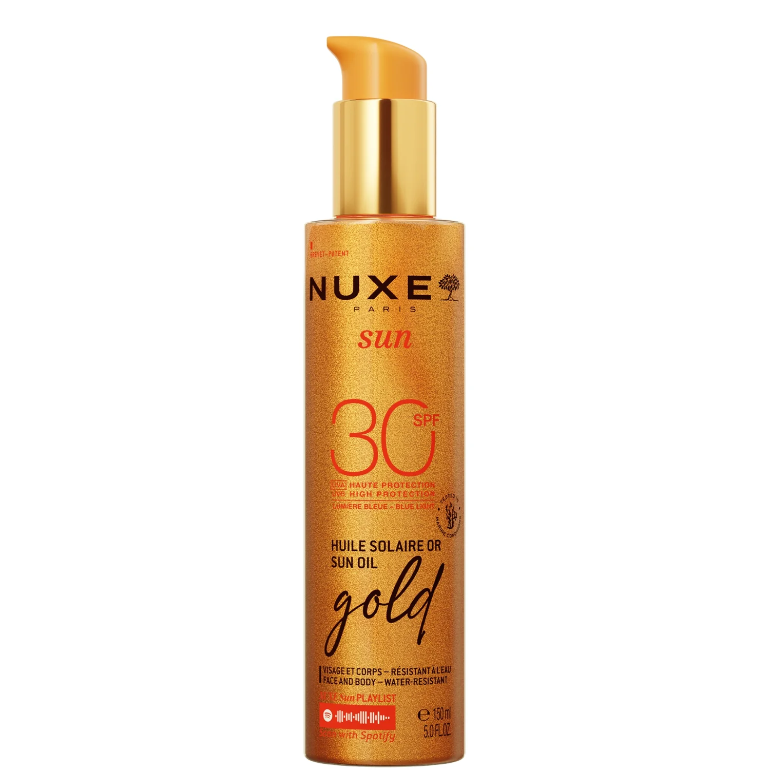Nuxe Sun Oil Shimmering Gold Spf 30 150ml