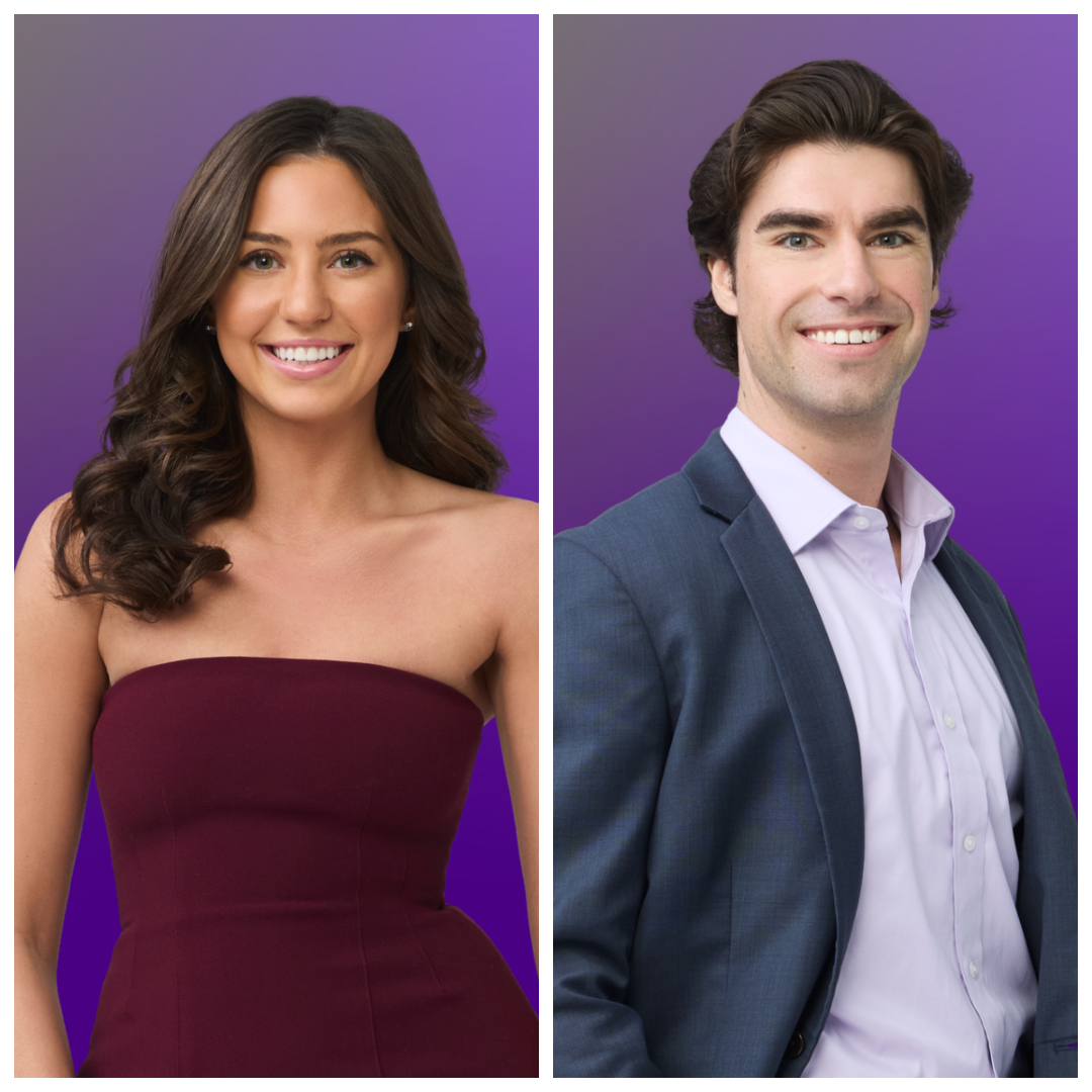 Jacqueline "Jax" Guelli and Scott "Stew" Stewart's cast portraits from 'Love Is Blind' season 11.