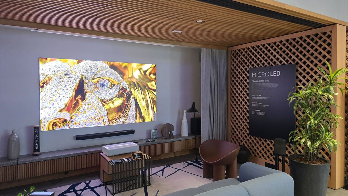 Samsung&#8217;s new QD-OLED and Mini LED TVs are great, but MicroLED is what&#8217;s really caught my eye