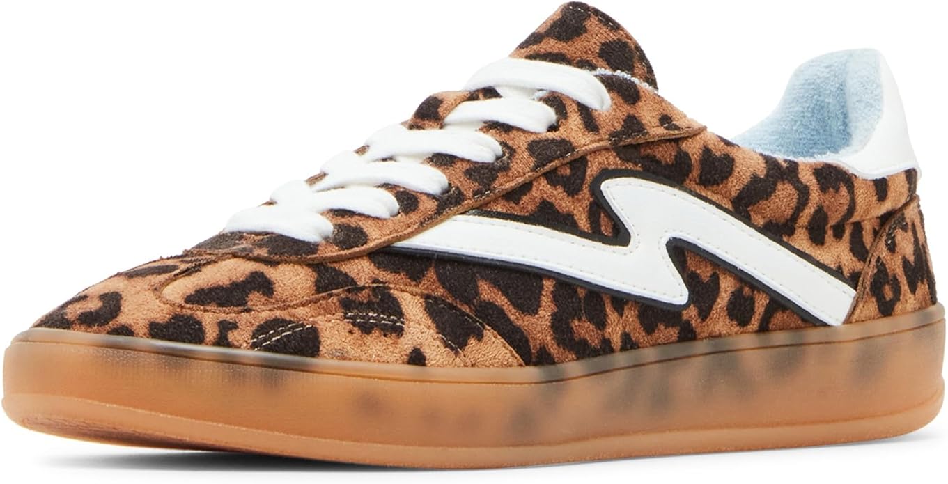 Madden Girl, Madden Girl Women's Giia Sneaker, Leopard Multi, 9