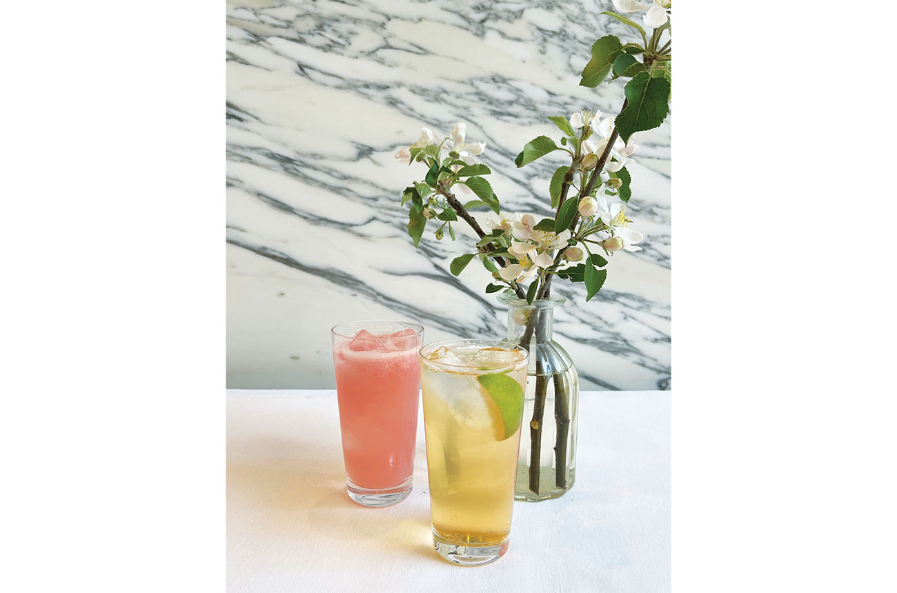 The seasonal soda and house tonic at Spring, Somerset House
