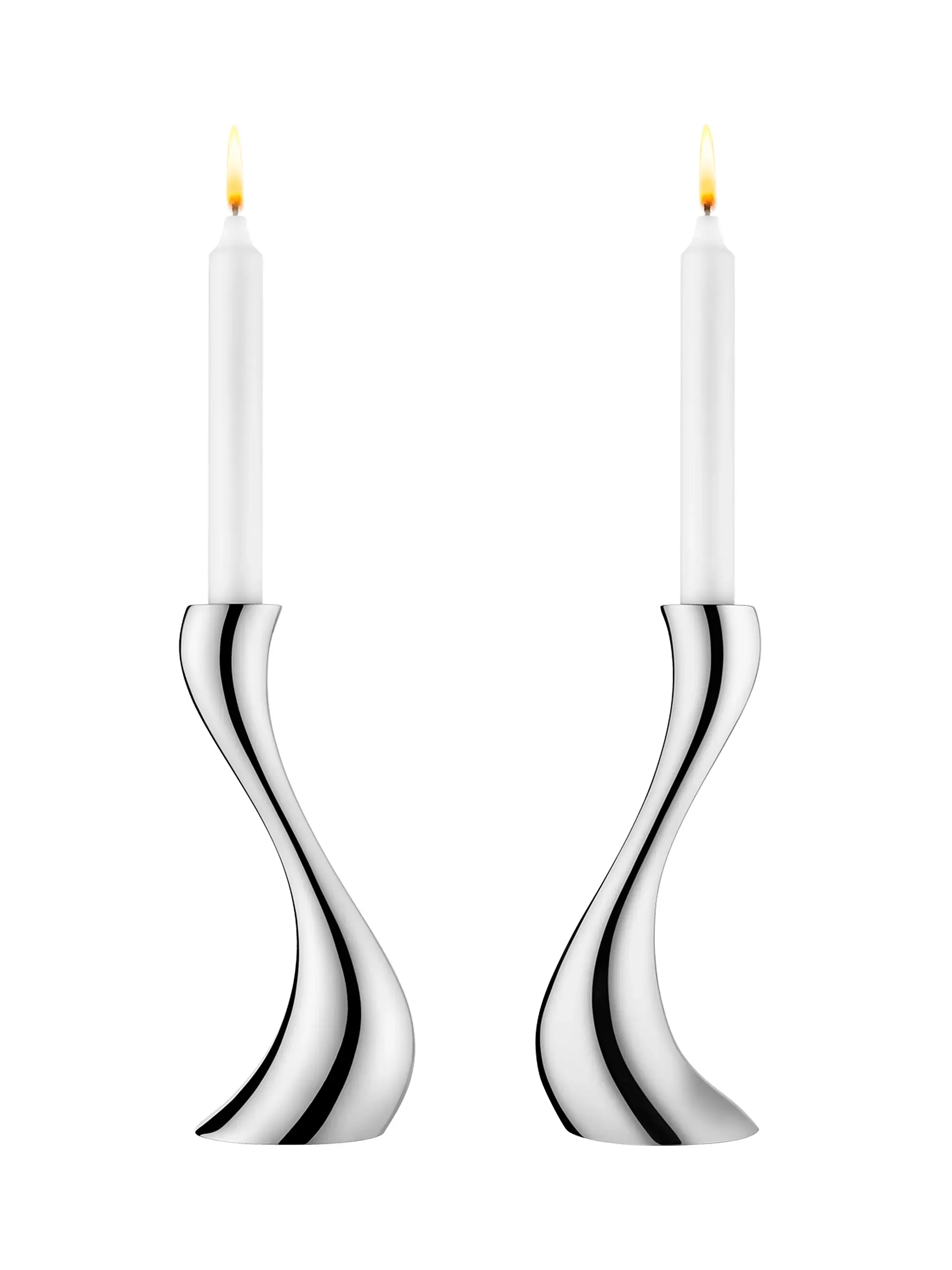 Georg Jensen, Cobra Candle Holders Set of 2