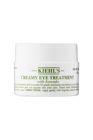 Best Eye Cream for sensitive skin 2024 - small white container of Kiehl's eye cream
