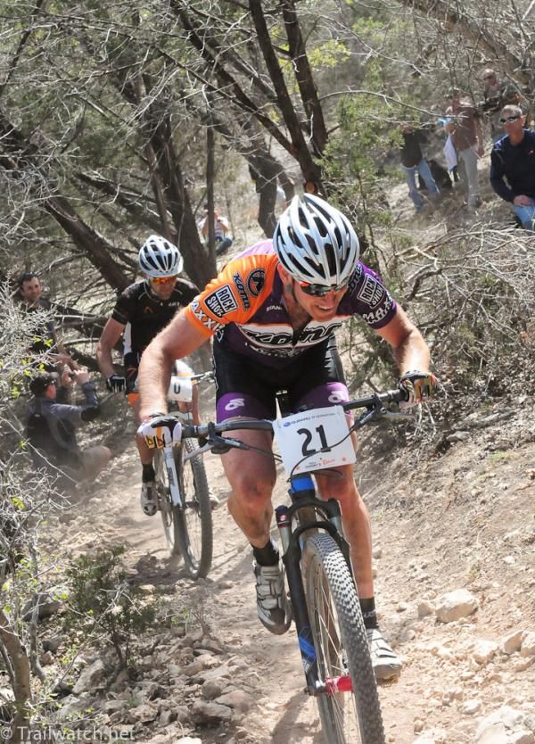 Kris Sneddon (Kona) followed by TJ Woodruff