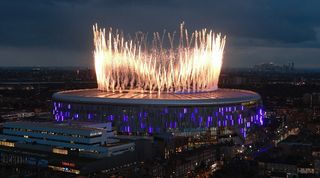 The Tottenham Hotspur Stadium ahead of the opening match against Crystal Palace in 2019.