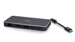 The C2G USB-C 7-in-1 Dual Display MST Docking Station.