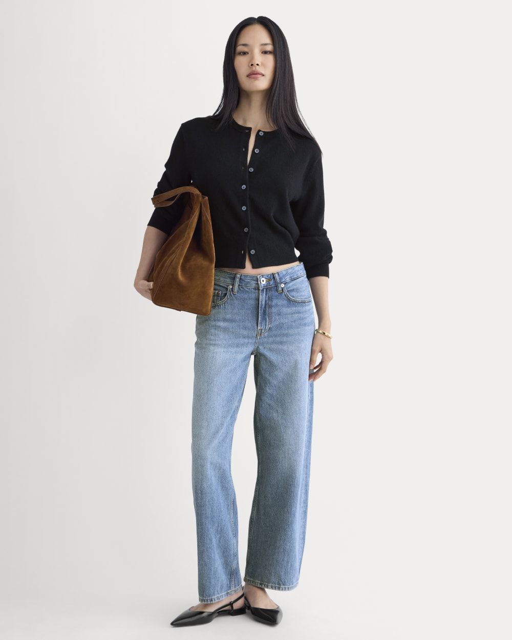 Loose Curve Jean | Tungsten Bright - 23