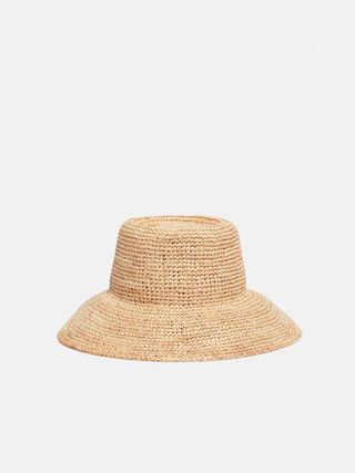 Straw Bucket Hat | Natural