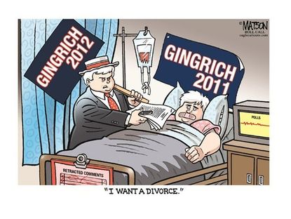 Gingrich 2012 cuts the cord