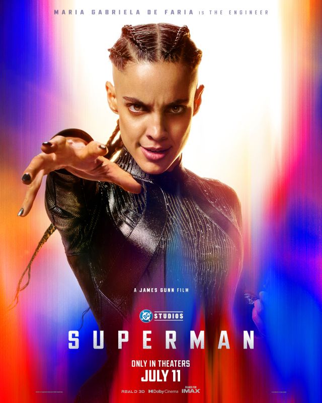 Maria Gabriela de Faria as The Engineer on Superman poster