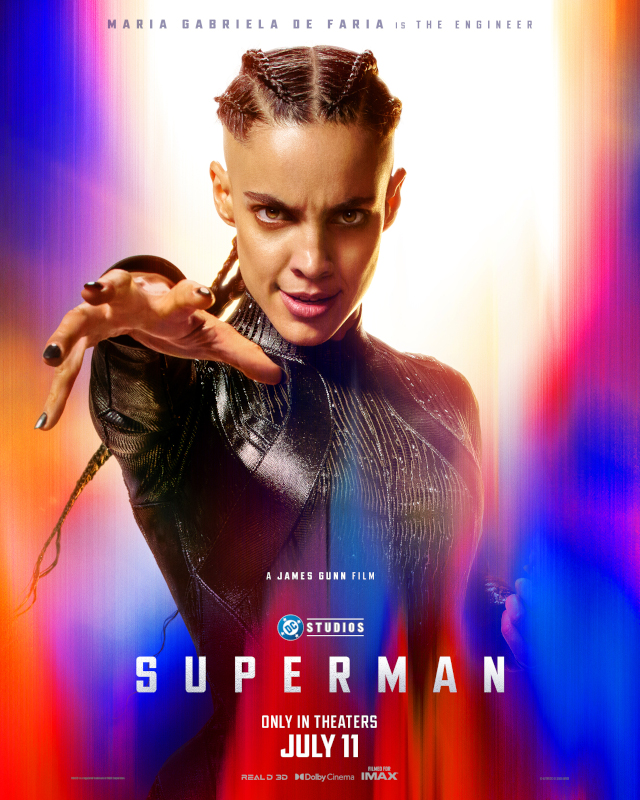 Maria Gabriela de Faria as The Engineer on Superman poster