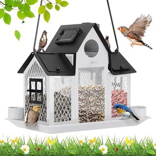 Solar Bird Feeder House