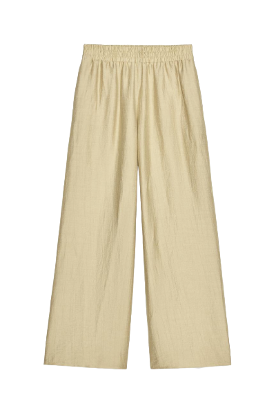 ZARA, Elastic Waist Wide Leg Pants