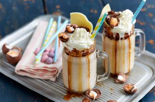 Creme egg milkshake