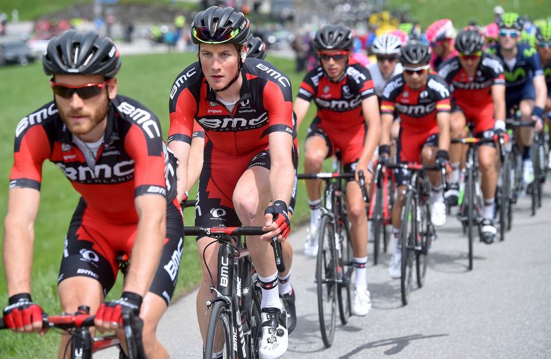 Stefan K&uuml;ng second wheel in the BMC train