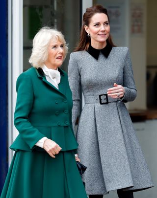 Kate Middleton's marriage - Kate Middleton and Duchess Camilla together in London February 2022