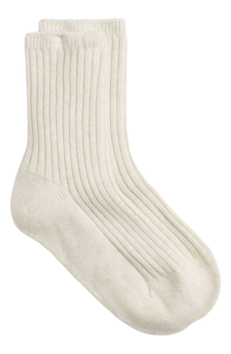 Cashmere Rib Socks