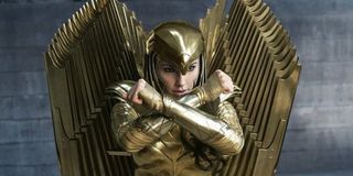 wonder woman 1984 diana gold armor