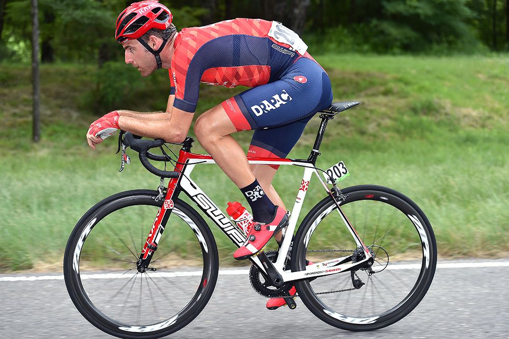 Peter Koning (Drapac) in full time trial mode